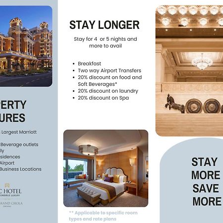 Itc Grand Chola, A Luxury Collection Hotel, Ченай Екстериор снимка